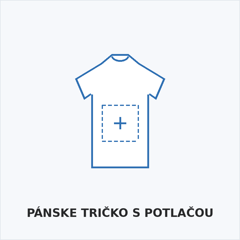 Pánske tričko s vlastnou potlačou